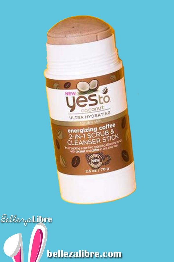 Pin Yes To Exfoliante en barra 2 en 1 con Coco y Café de Yes To